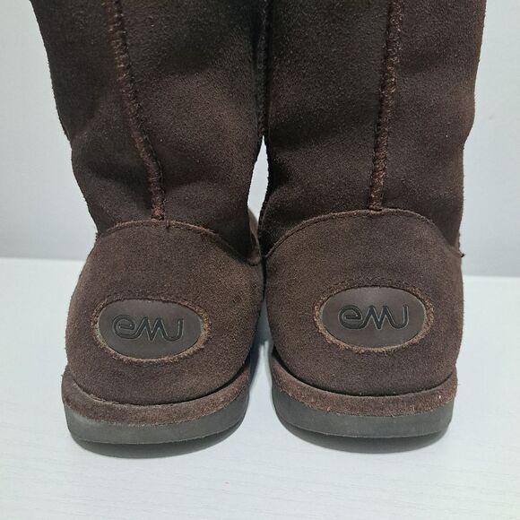 EMU Australia Patterson Lo Waterproof Winter Mid Calf Sheepskin Boot Chocolate 8 - Picture 14 of 16